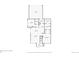Floor plan of home's first level showcases garage, bedroom, living room, dining room, kitchen, and bathrooms at 8300 Fairmount Dr # J105, Denver, CO 80247
