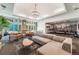 Spacious common room featuring elegant lighting, stylish furnishings, and a billiards table at 1150 Inca St # 43, Denver, CO 80204