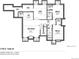 Floorplan layout of basement includes a gym, bar, rec room, wine cellar, and 2 bedrooms at 1193 S York St, Denver, CO 80210
