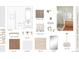 Bathroom design scheme with gold fixtures, patterned tile, and wood vanity at 1193 S York St, Denver, CO 80210