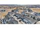 Aerial view of a modern residential community, showcasing a well-planned layout and a neighborhood setting at 8055 Navajo River Loop # B, Littleton, CO 80125
