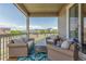 Relaxing deck with comfortable seating and neighborhood views at 12513 Shore Point St, Firestone, CO 80504