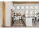 Modern kitchen with stainless steel appliances and ample counter space at 2650 W Asbury Ave, Denver, CO 80219
