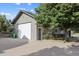 Spacious detached garage with ample parking, additional storage and plenty of room to move around at 10145 Meadow Run, Parker, CO 80134