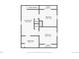 Basement floorplan features bedrooms, bathroom, living room, and closets at 1548 Ulster St, Denver, CO 80220