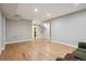 Large finished basement providing room for multiple uses with hardwood floors at 2924 Fulton St, Denver, CO 80238