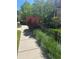 Charming front yard with lush greenery along the sidewalk at 2924 Fulton St, Denver, CO 80238