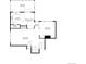 Floorplan of the home highlighting the living room, kitchen, dining area, and sun room at 4505 S Yosemite S St # 371, Denver, CO 80237