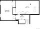 Floorplan exhibiting a bedroom, utility room, and hall with stairs leading up at 4505 S Yosemite S St # 371, Denver, CO 80237