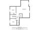 Basement floor plan showing a recreation room, bedroom, storage, bathroom, hall and utility room at 1425 Hart Ln, Elizabeth, CO 80107