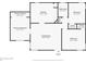 Detailed floor plan of the home with labeled rooms and dimensions at 2105 S Irving St, Denver, CO 80219