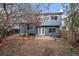 Backyard featuring a brick patio, minimal grass, and a spacious area for outdoor enjoyment at 11539 Depew Ct, Westminster, CO 80020