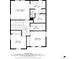 Detailed floor plan showcasing the layout of the second floor, including the bedrooms and bathrooms at 2393 Yosemite St, Denver, CO 80238