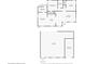 Detailed floor plan showcasing the layout of the home, including the living room, bedrooms, kitchen, and garage at 4456 S Washington St, Englewood, CO 80113