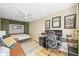 This room features a murphy bed, desk, and a window at 4456 S Washington St, Englewood, CO 80113