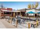 Inviting restaurant patio with ample seating, shaded areas, and a casual dining atmosphere at 722 Hutchinson St, Louisville, CO 80027