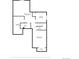 Basement floor plan with a recreation room, bedroom, bathroom, storage, and exercise room with dimensions at 9140 Moondance Sw Dr, Littleton, CO 80125