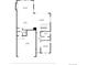 Main floor plan showing the layout of the kitchen, living, dining, and garage with dimensions at 9140 Moondance Sw Dr, Littleton, CO 80125
