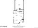 Detailed floor plan showcasing layout of the second floor with rooms sizes and general layout of rooms at 2820 Macon Way, Denver, CO 80238