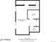 Detailed floor plan showcasing layout of the first floor with rooms sizes and general layout of rooms at 2820 Macon Way, Denver, CO 80238