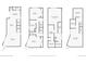 Floorplans of all 4 floors showing layout and dimensions of each room at 1727 Lowell Blvd, Denver, CO 80204