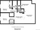 Floor plan showing the layout of the basement at 7810 Larkwood St, Commerce City, CO 80022