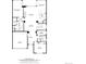 Detailed floor plan showcasing the layout and dimensions of the home's first level at 19407 E Radcliff Pl, Aurora, CO 80015