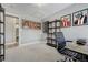 Minimalist home office with modern furnishings, stylish artwork, and good lighting at 4790 E Dartmouth Ave, Denver, CO 80222