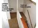 View of top of carpeted staircase leading to upper level at 28127 Knowles Rd # Ab&C, Evergreen, CO 80439
