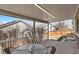Outdoor seating area with views of the backyard and neighborhood at 2775 S Jebel Way, Aurora, CO 80013