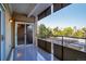 Balcony featuring outdoor lighting and slider door to interior at 800 N Pearl St # 303, Denver, CO 80203