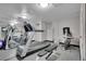 Well-equipped gym featuring a treadmill, exercise bike, and weight bench for a convenient workout space at 800 N Pearl St # 303, Denver, CO 80203