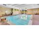 Enjoy a relaxing swim in this indoor pool with large windows and a brick surround at 800 N Pearl St # 303, Denver, CO 80203
