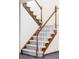 Classic staircase with wooden banisters and plush carpeting at 9867 W Berry Dr, Littleton, CO 80123