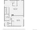 Layout of Gathering room, bedroom, bath, laundry room, and electrical room on the floor at 1538 Albion St, Denver, CO 80220