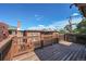 Spacious deck showcasing an expansive outdoor living area perfect for entertaining or relaxing with a view at 3132 Umatilla St # B, Denver, CO 80211