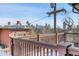 Stunning skyline views from the deck create a picturesque backdrop for relaxing and outdoor living at 3132 Umatilla St # B, Denver, CO 80211