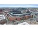 Great aerial view of the stadium from this neighborhood's fantastic central location at 2325 Walnut St # 4, Denver, CO 80205