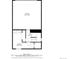 Floor plan highlighting the garage and laundry room layout at 999 N Emerson St # 9, Denver, CO 80218