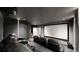 Home theater equipped with premium seating and projector, perfect for movie nights at 6945 N Fargo Trl, Littleton, CO 80125