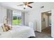 Bright bedroom with view to community green space at 7440 S Blackhawk St # 14-103, Englewood, CO 80112