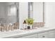Close-up on luxurious bathroom vanity showcasing elegant fixtures and stylish decor at 6243 S Elati St, Littleton, CO 80120