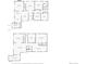 A detailed floor plan illustrates the layout of the main and basement levels of this property at 8092 Ponderosa Ln, Parker, CO 80138