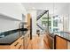 Modern kitchen featuring an island and stainless steel appliances at 4129 Zenobia St, Denver, CO 80212