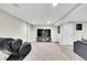 A finished basement featuring recessed lighting, and carpeted flooring, perfect for relaxation and entertainment at 860 Waite Dr, Boulder, CO 80303