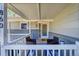 Covered front porch with seating offers a welcoming entrance to this charming home at 860 Waite Dr, Boulder, CO 80303