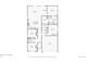 Detailed floor plan showcasing the layout of a home, including bedrooms, bathrooms, living spaces, and garage at 2122 Opal Ave, Brighton, CO 80603
