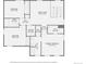 Detailed floor plan showing bedrooms, bathrooms, laundry, and Gathering room layouts at 25621 E Cedar Pl, Aurora, CO 80018