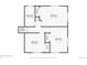 Floor 2 plan featuring a bathroom and three bedrooms, with closets near each room at 950 Laurel St, Broomfield, CO 80020