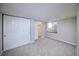 Bedroom with carpet, neutral paint and large closet space at 8034 Decatur St, Westminster, CO 80031